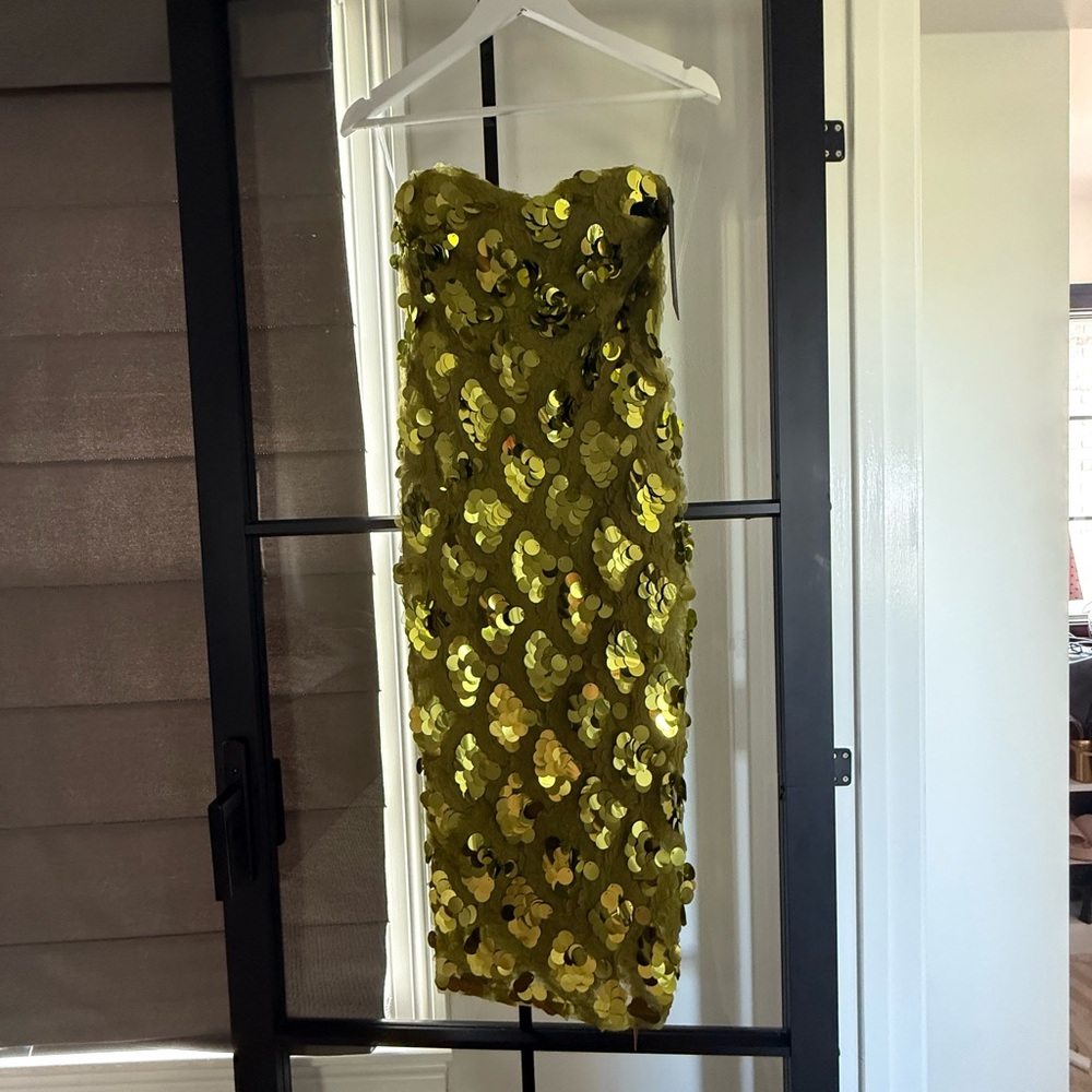 Statement Piece, sequin midi dress